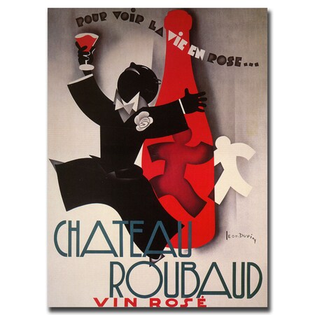 Trademark Fine Art Chateau Roubard-Gallery Wrapped 24x32 Canvas Art, 24x32 V8031-C2432GG
